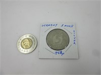 5 Mark Germany 1958 silver