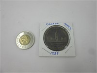 Dollar Canada 1939 silver