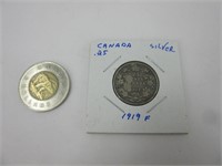 0.25$ Canada 1919 silver