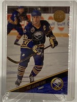 NHL Hockey Card Pat LaFontaine #12 1992-93 Leaf