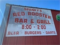 Spanky's Red Rooster Bar & Grill Sign