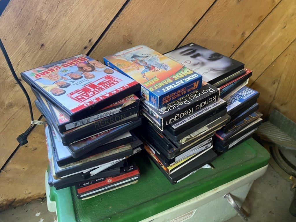 DVDs, VHS etc