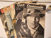5 magazines de cinéma 1938 & 1939