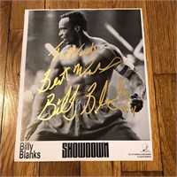 Autographed Billy Blanks Showdown Publicity Photo