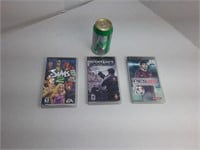 3 Jeux PSP