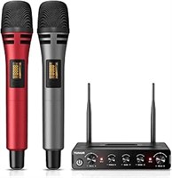 Wireless Microphone Systems, TONOR Dual UHF