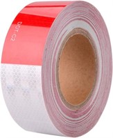 SLanguage Reflective Tape Red in White DOT-C2