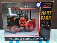 Spec Cast Hart Parr No 3 Tractor 1/16 scale resin