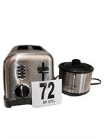 Toaster & Small Crock Pot(Kitchen)