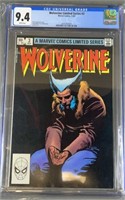 CGC 9.4 Wolverine Limited Series #3 1982 Marvel