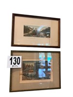 2 Wallace Nutting Prints Signed(Kitchen)
