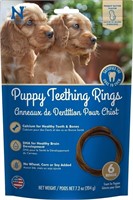 N-Bone Puppy Teething Rings Peanut Butter Flavor