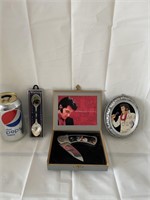 Elvis couteau & cuillère de collection