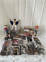 Articles Elvis. Statue LasVegas & Cartes