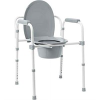 Medline Steel 3-in-1 Commode  Supports 350 lbs