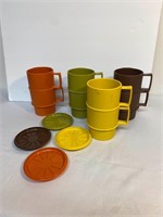 Vintage Tupperware Coffee Mugs & Coasters