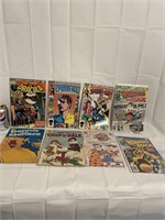 8 comic books vintage