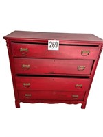 Vintage Red Chest(USPlayroom)