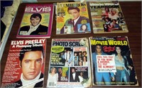 6 Assorted Magazines w/Elvis