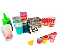 1 Shelf - Plastic Cups, Trays & Swig Cup(USBR4)