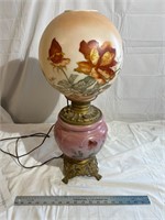 Vintage electric parlor lamp
