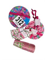 Lily Pulitzer Plates, Cups & Coozies(USBR4)