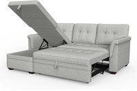 LOVMOR Sectional Sofa 84inch L with Storage