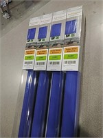 LOT OF 4-BLUE. Blackout Roller Shades 39'