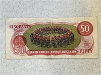 1975 Cdn RCMP Musical Ride $50 Bill