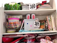 1 Shelf Of Easter Decor(Laundry)