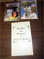 Elvis Reproduction of Will & 2 Magazines