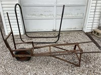Firewood rack and cart