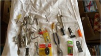 Drill bits, sockets, various tools