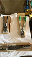 Mower blades, crimp tools