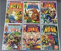 6pc Nova #3-12 Marvel Comic Books