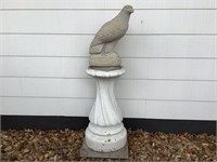 Concrete Eagle and pedestal