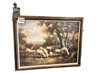 Large Framed Canvas(DEN)