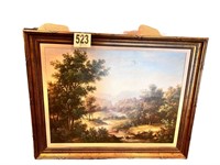 Large Framed Canvas(DEN)