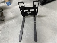 Unused Agrotk Mini Skid Steer Pallet Fork frame