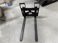 Unused Agrotk Mini Skid Steer Pallet Fork frame