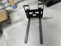 Unused Agrotk Mini Skid Steer Pallet Fork frame