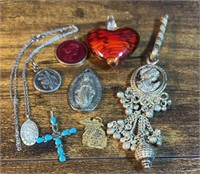 Assorted Charms for Necklaces & Saint Christopher