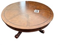 Round Wood Coffee Table(Garage)