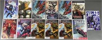 13pc Thor Marvel Comic Books w/ #1