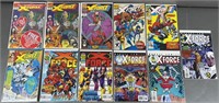 11pc X-Force #1-121 Marvel Comic Books