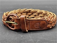 Christian Dior Braided Spanish Leather Belt