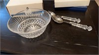 Waterford Crystal, 9 inch salad bowl and salad