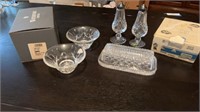 Waterford Crystal butter dish with lid,