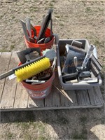 Pallet Lot of Concrete Tools
