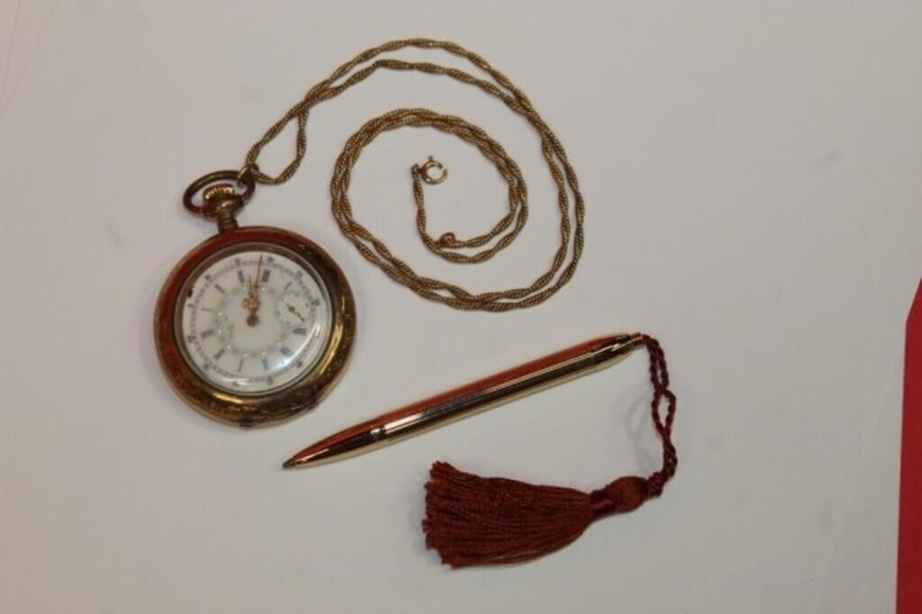 Gold Filled Elgin Pocket Watch and chain